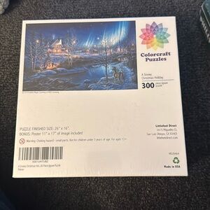 A Snowy Christmas Holiday Colorcraft Puzzle New